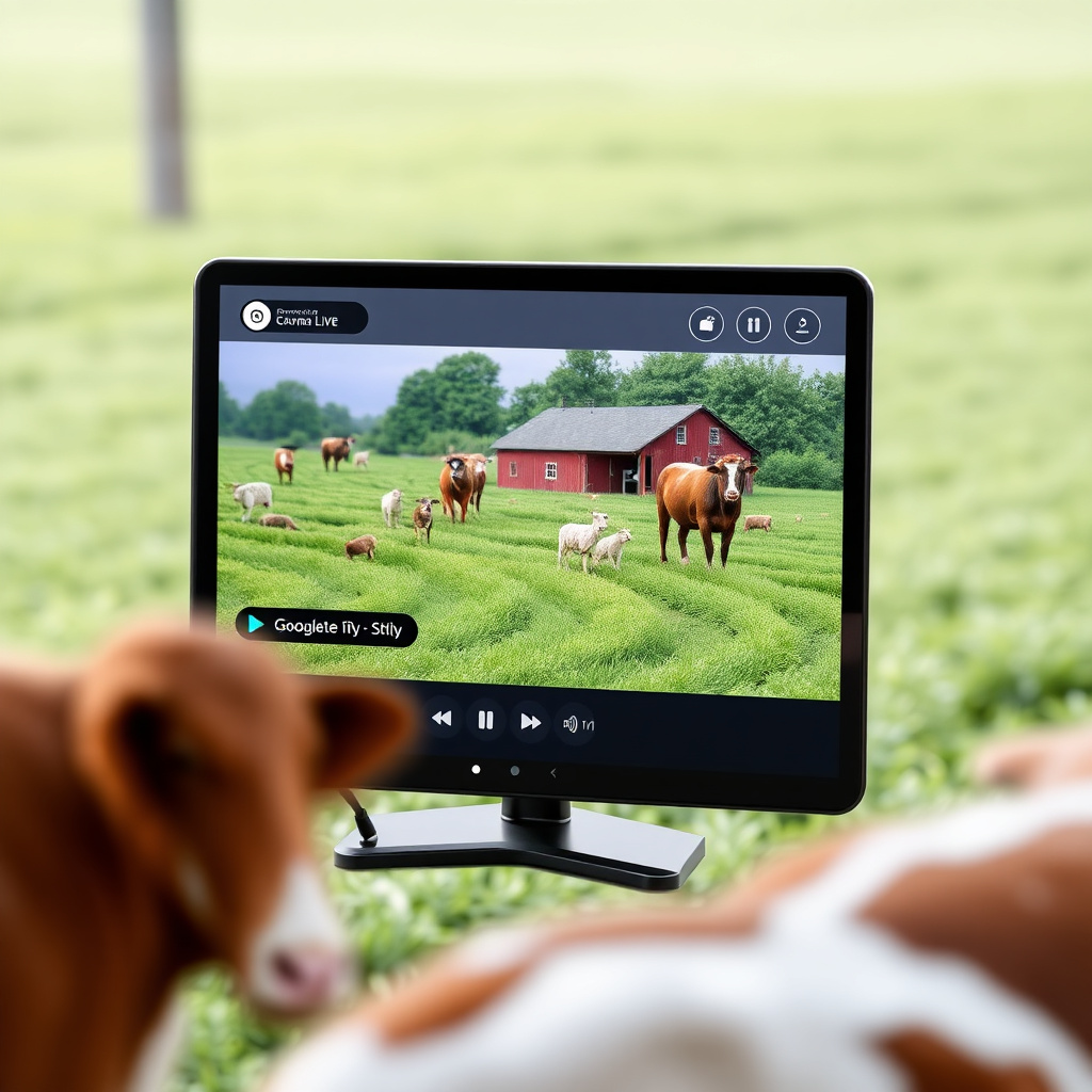 Farm live streaming interface