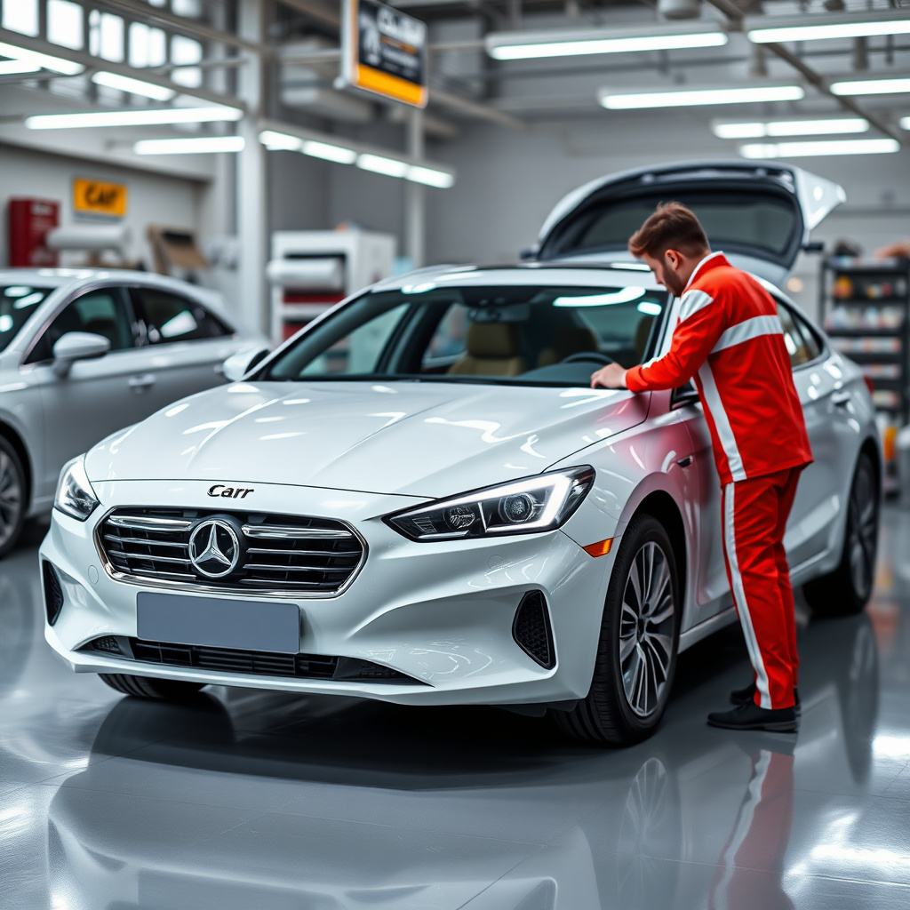 Car 4S sales and after-sales service scene