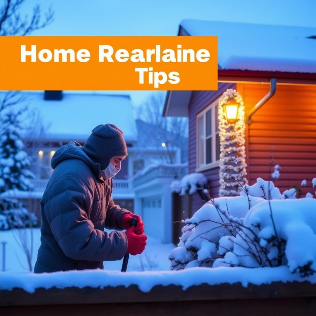 Winter home maintenance tips