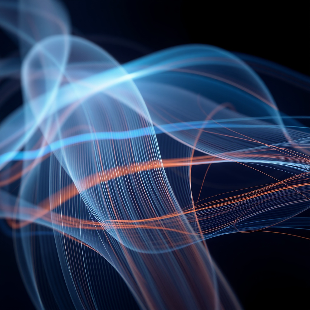 Abstract tech fibers background