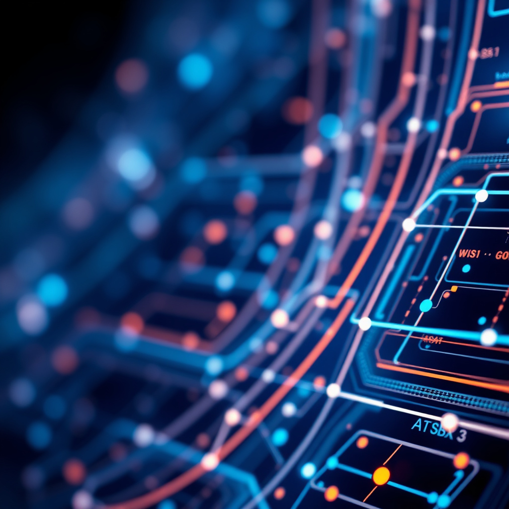 Abstract tech background