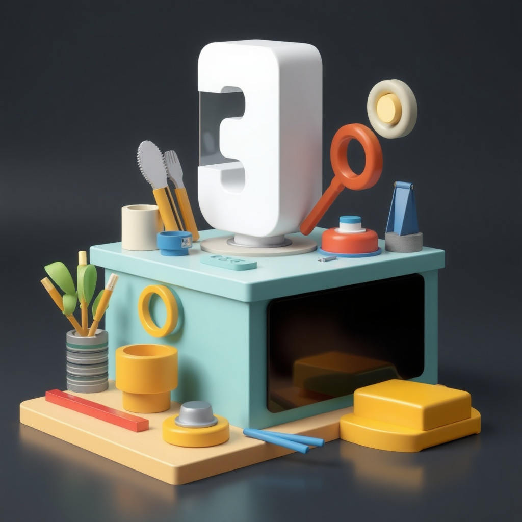 3D Creative Tool Visualization