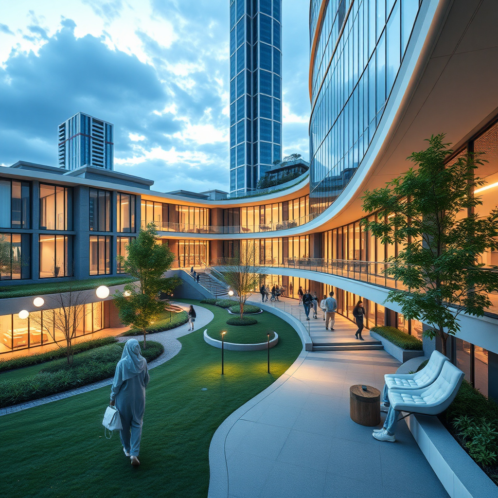 Futuristic Campus Life