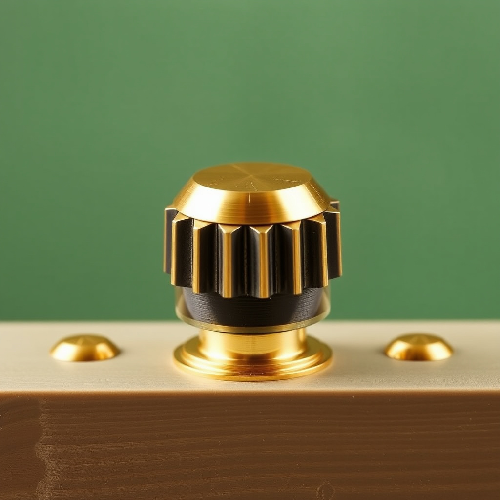 Brass Volume Knob Accessory