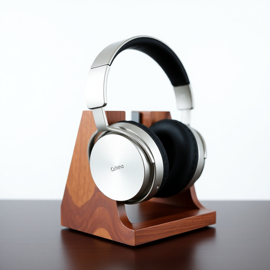 Minimalist Oak Headphone Stand