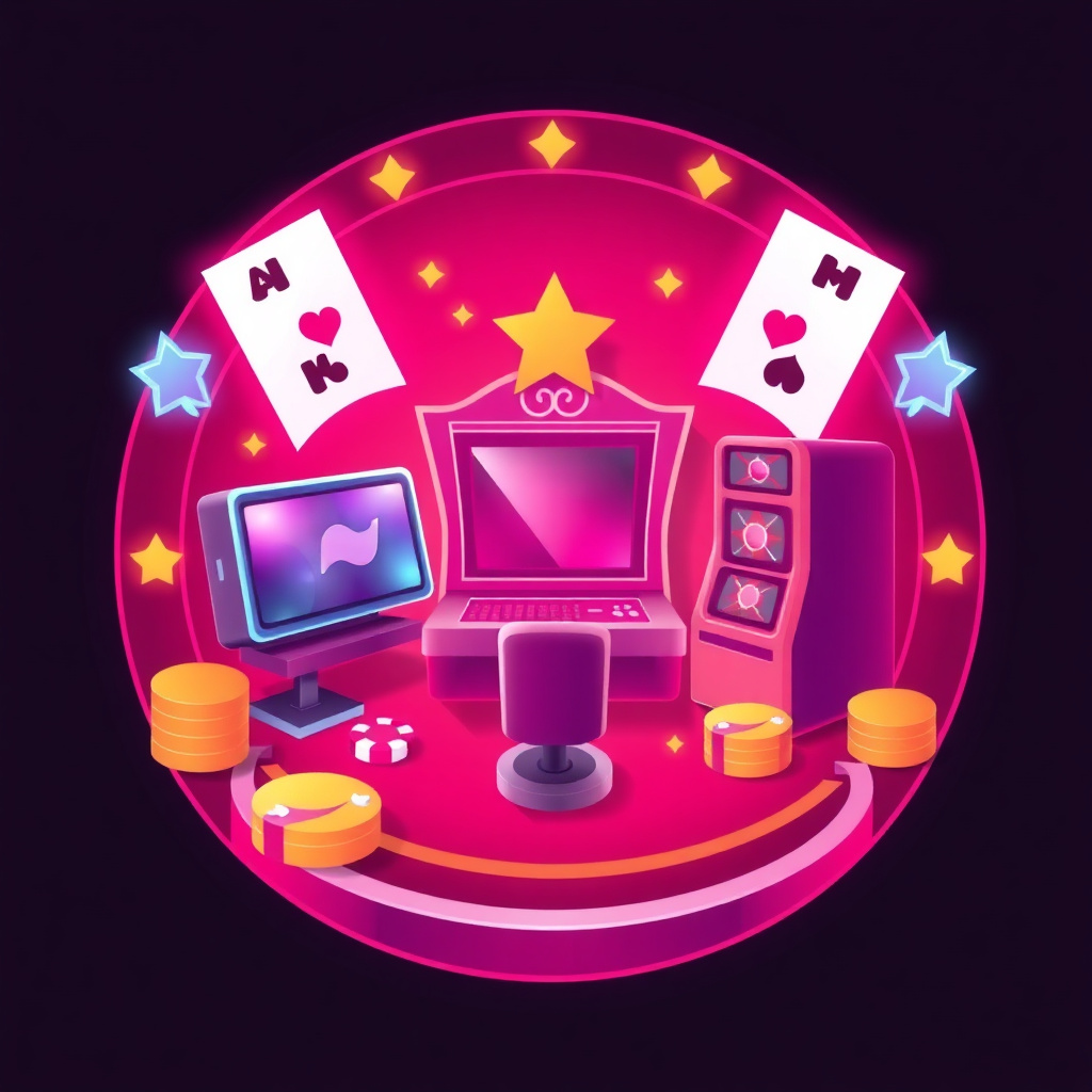 Gaming and entertainment icon