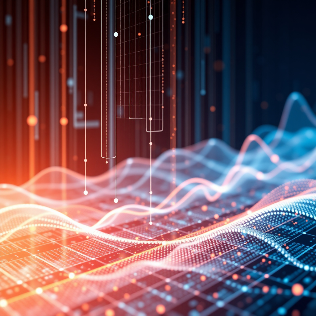 Blockchain technology and secure digital ledger visualization