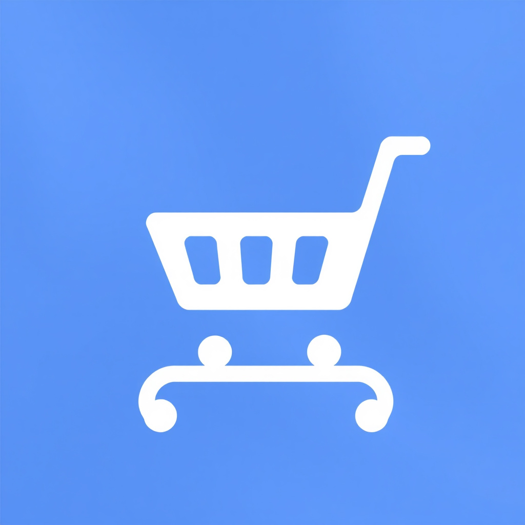 E-commerce shopping cart icon