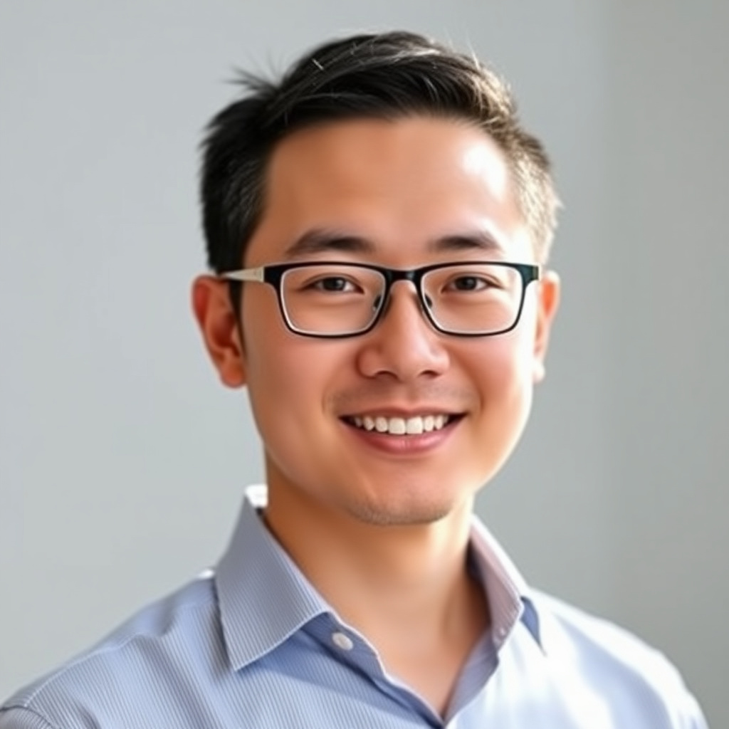 Professional portrait of Li Wei, CTO of FangCun Digital, expert in AI and Blockchain
