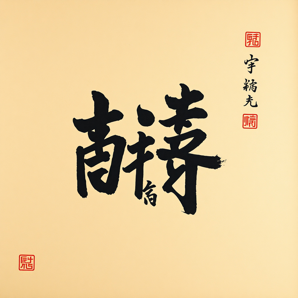Ancient Chinese Running Script Calligraphy