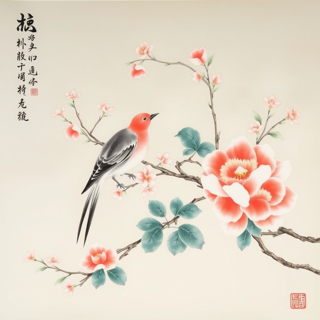 Classical Chinese Flower and Bird Painting