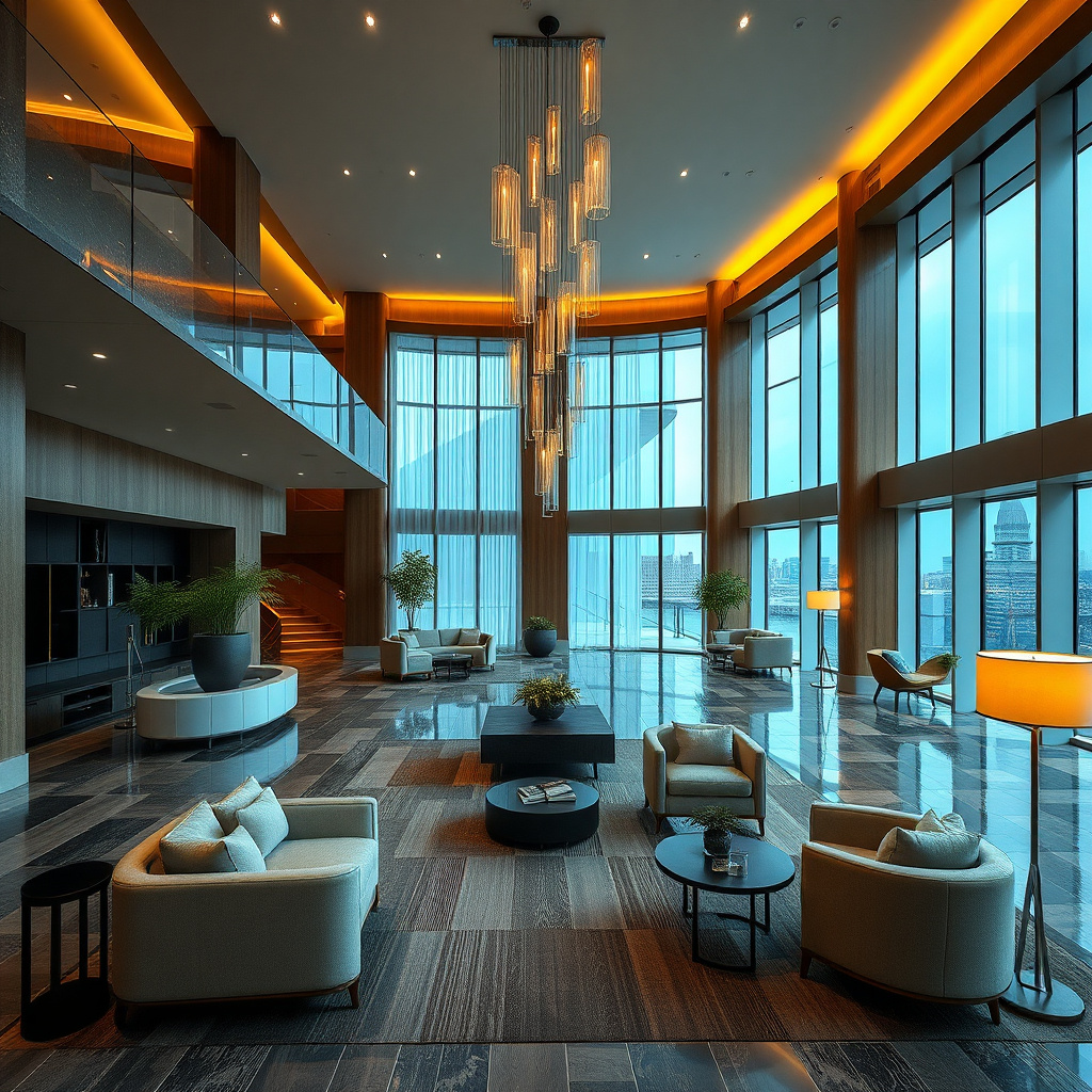 Modern Hotel Lobby
