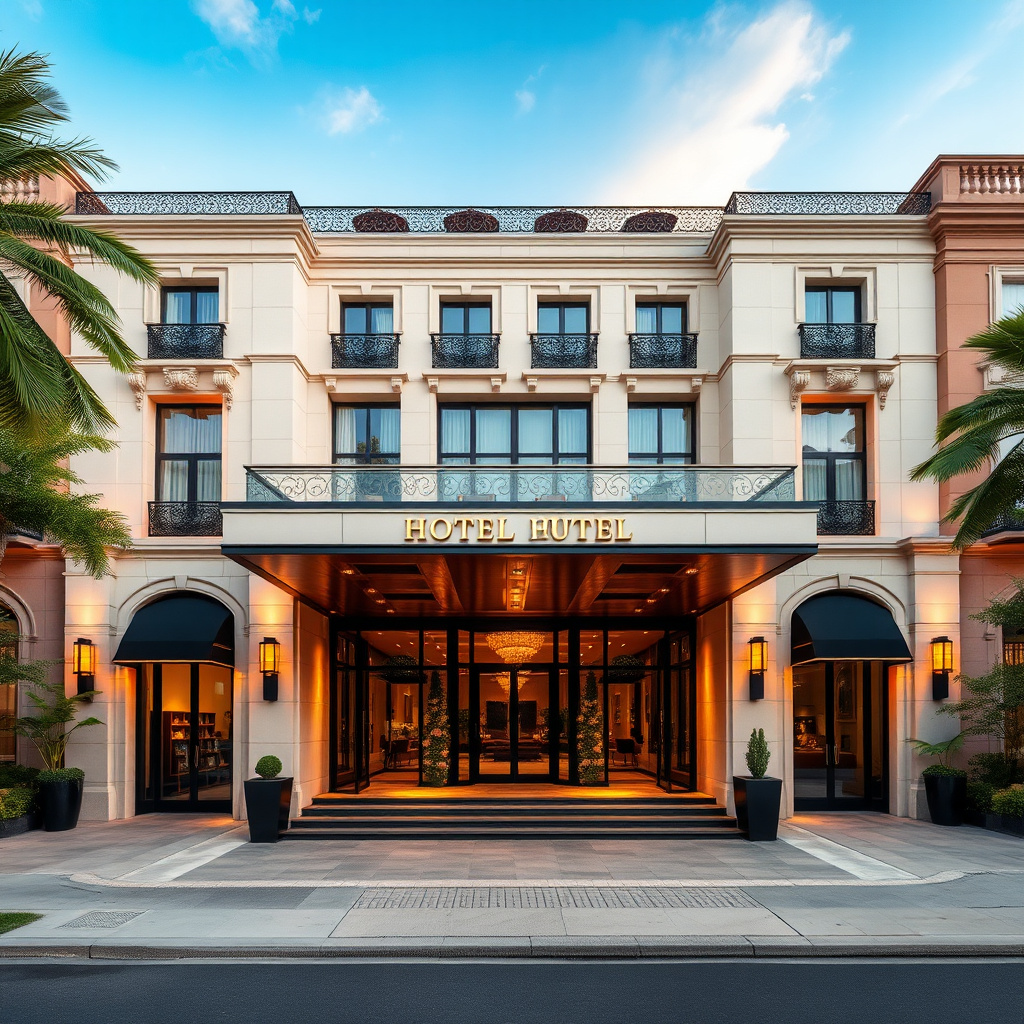 Luxury Hotel Exterior