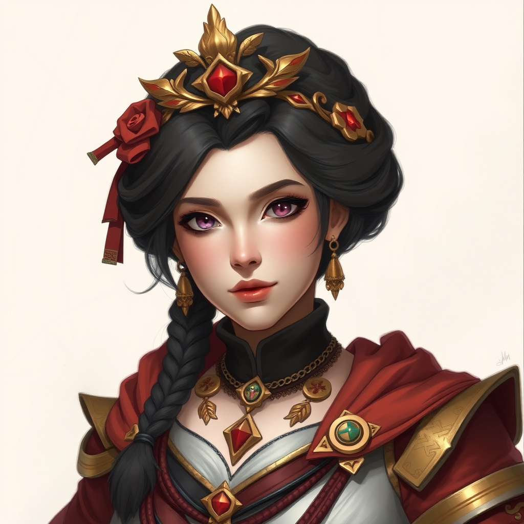 Portrait of legendary player Empress