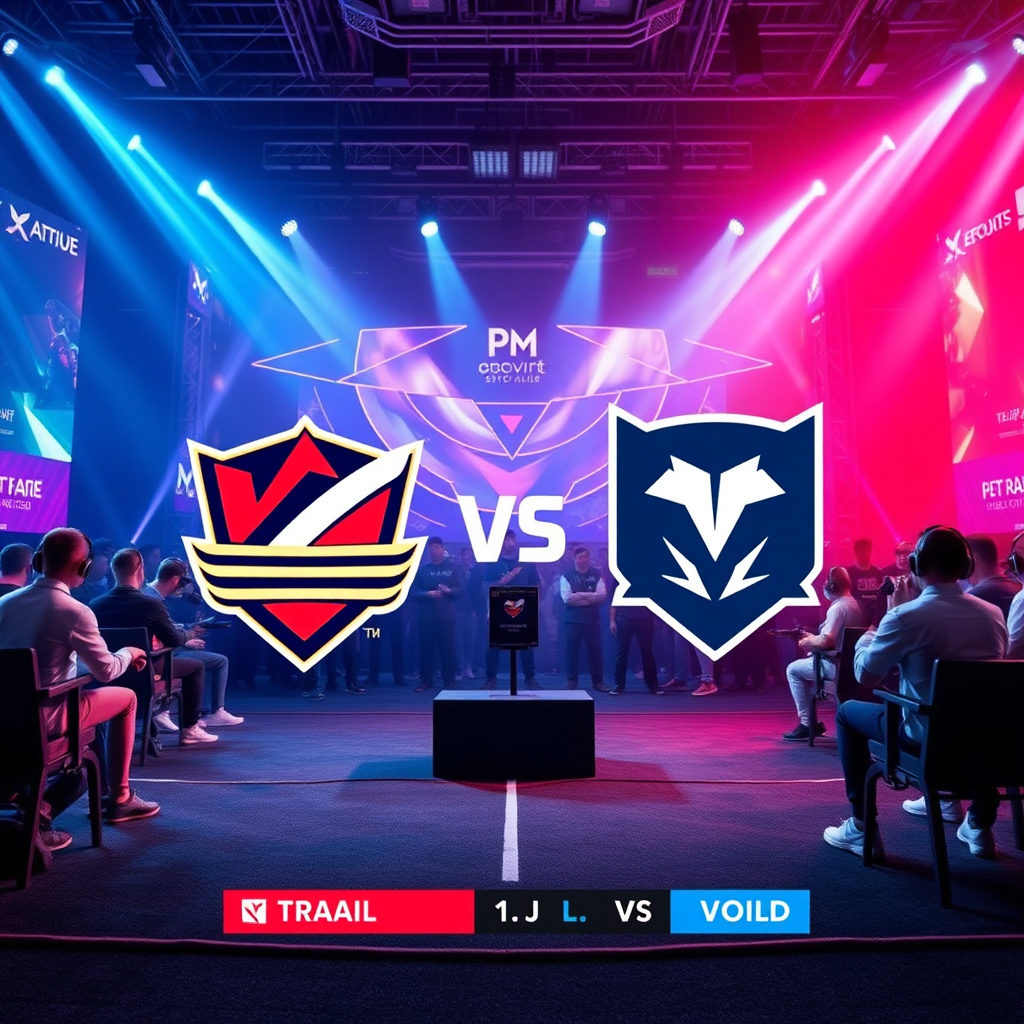 Esports livestream main match display
