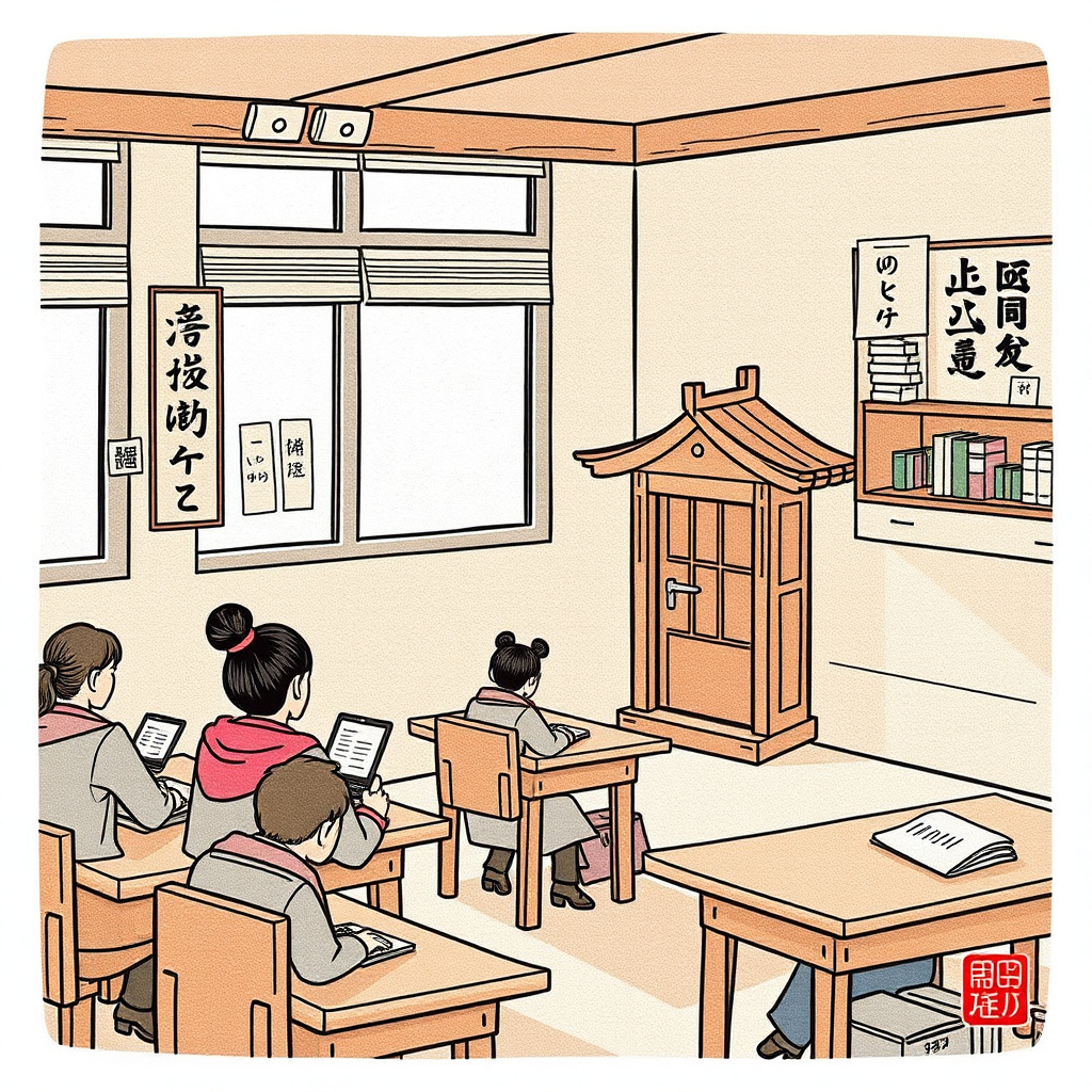 Wuzheng Classroom Illustration