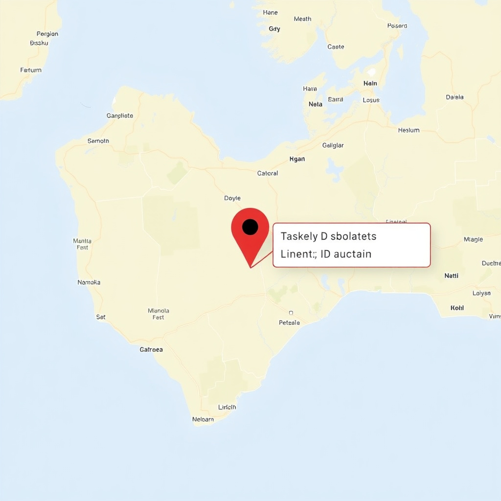 Map placeholder for location selection