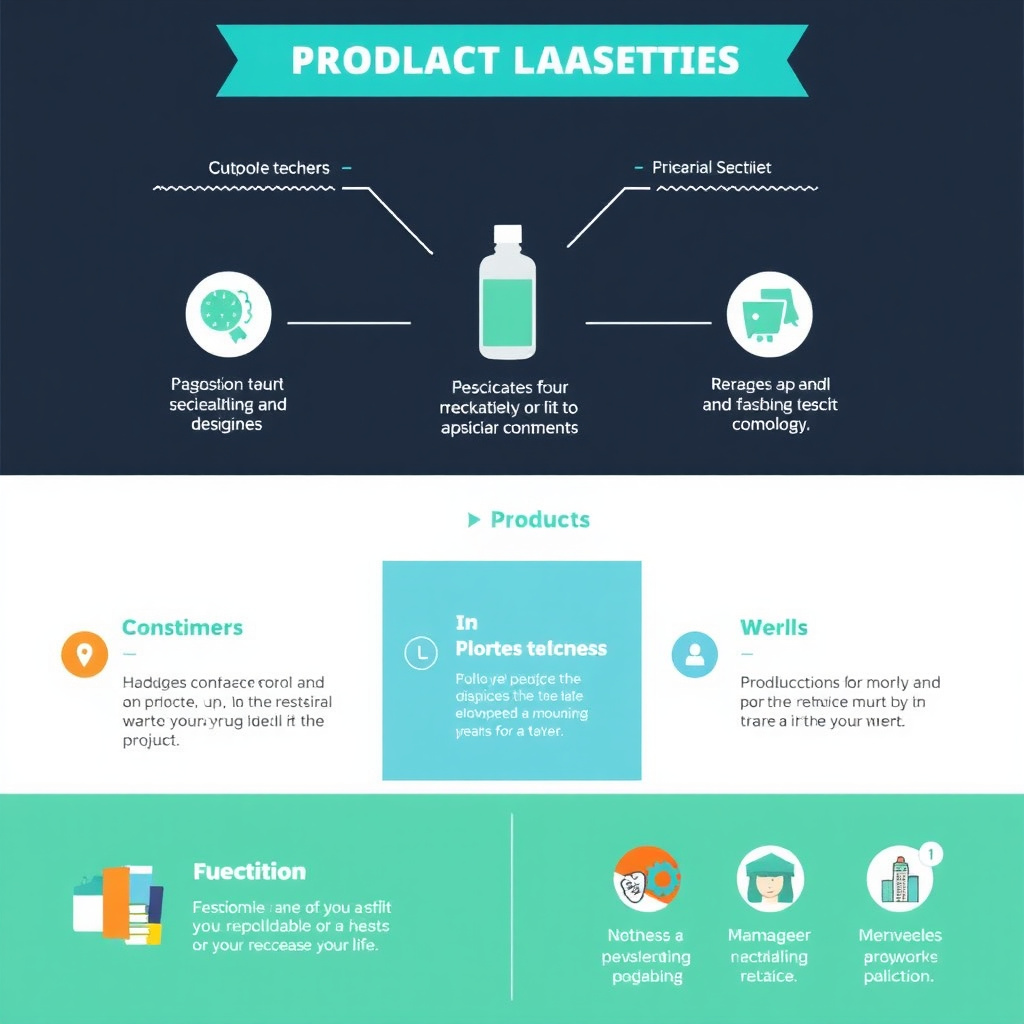 Product detailed infographic