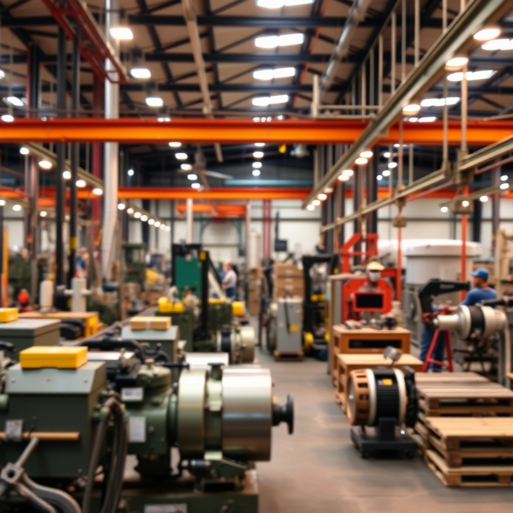 Industrial Manufacturing Background