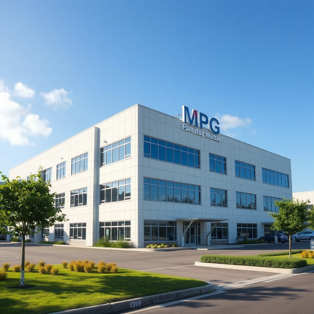 GMP standard factory building exterior