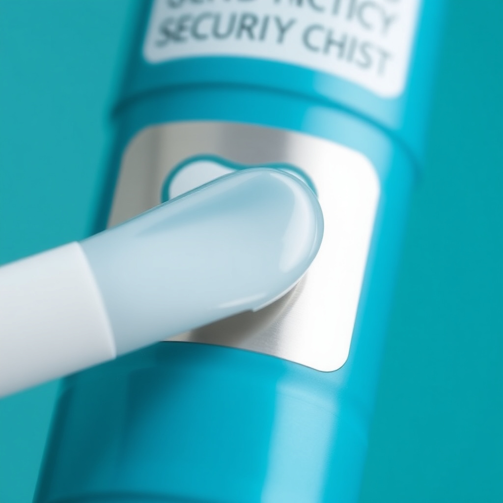 Scratch-off coating on dental product security label