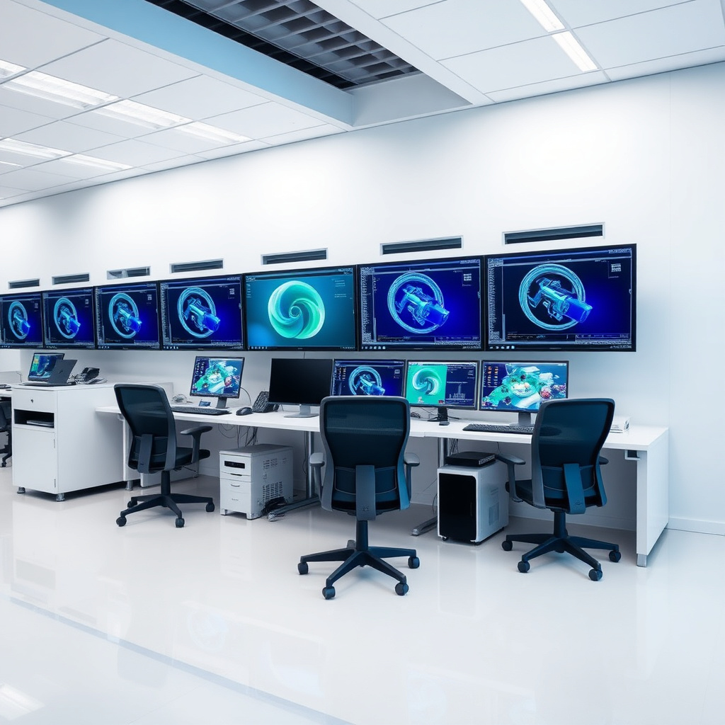 Advanced CAD/CAM design center with multiple workstations