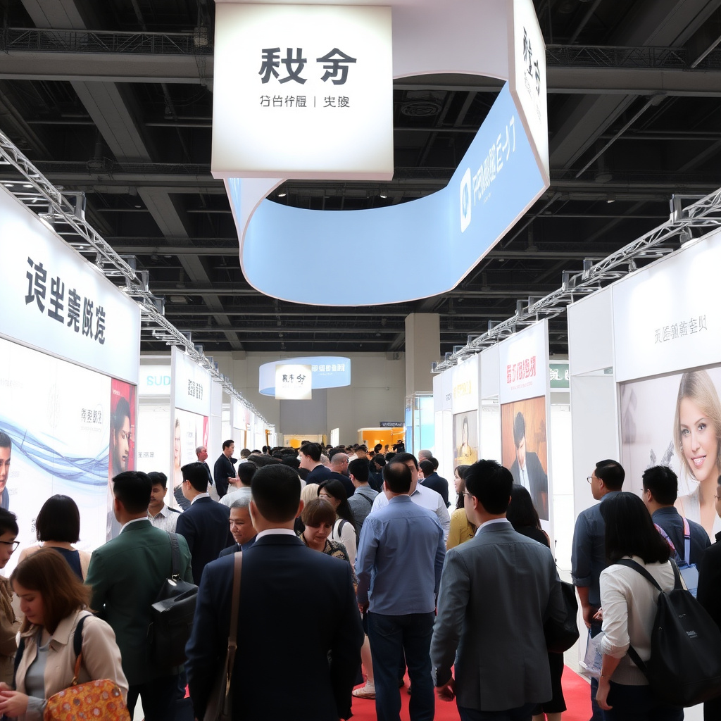 Ruchimei exhibition booth crowded with professional visitors