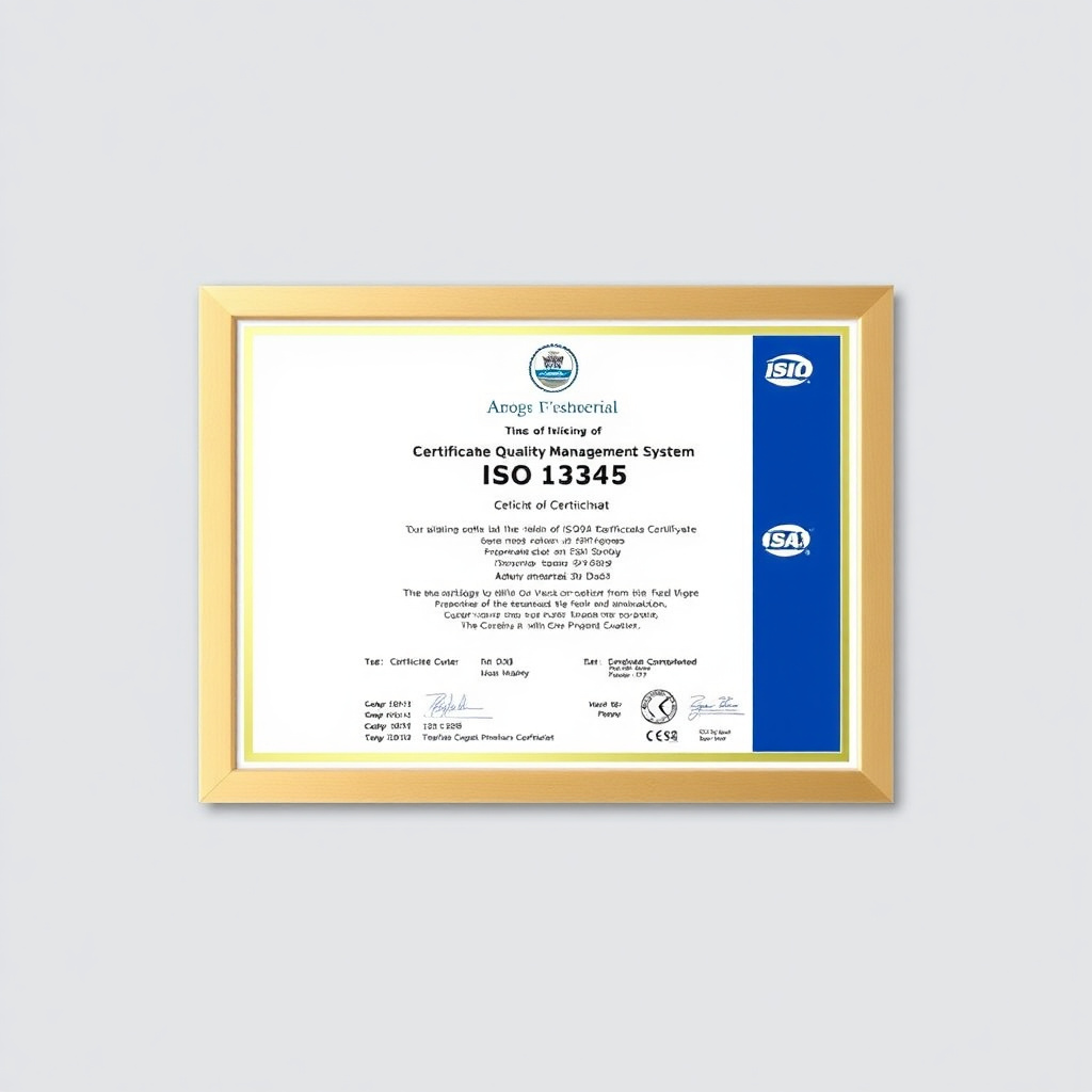 ISO13485 Quality Management System Certificate
