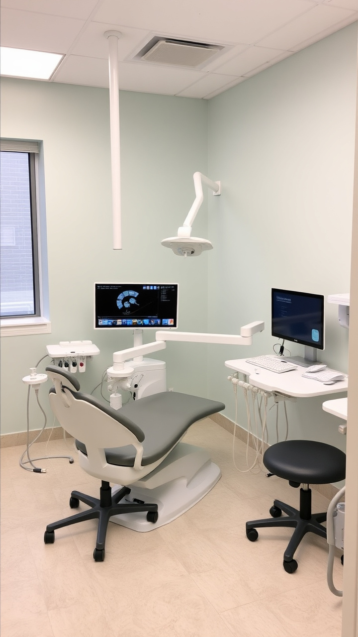 New dental laboratory equipment installation