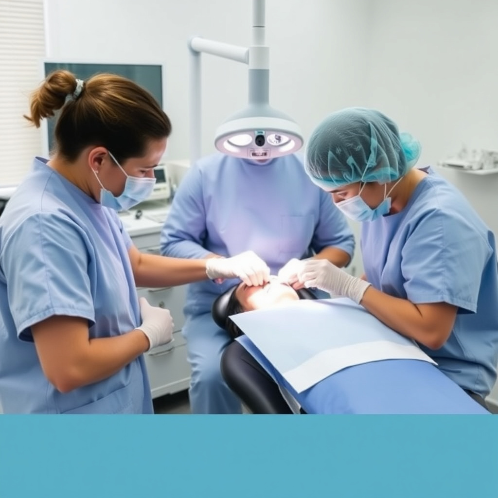 Professional training session for dental technicians