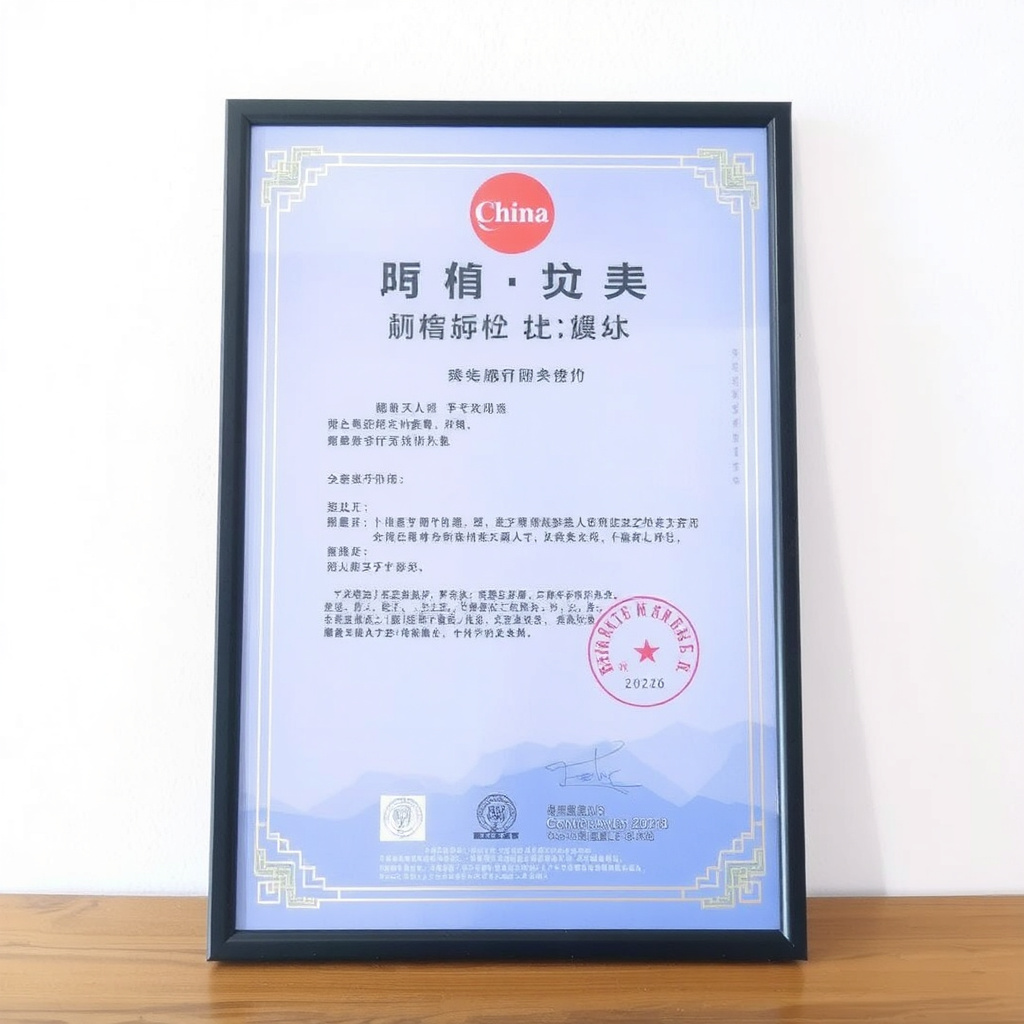 High-tech Enterprise Certificate of China
