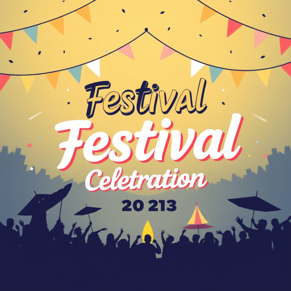 Festival celebration template