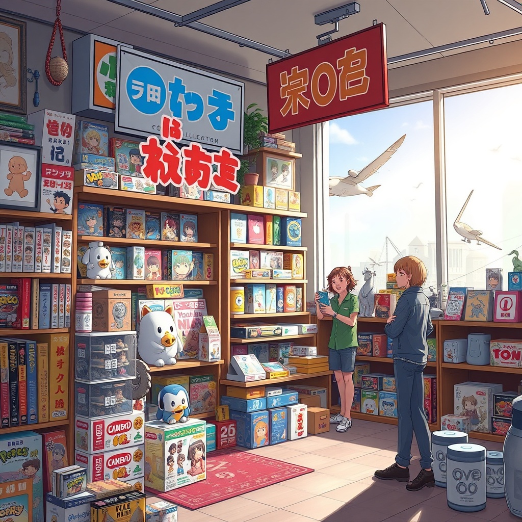 Anime and toy collectible shop