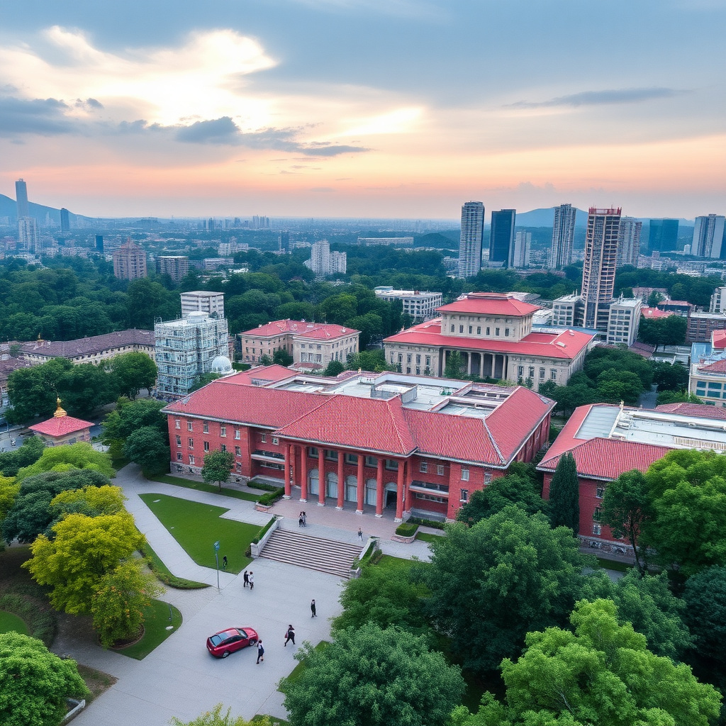 Tsinghua University Campus View