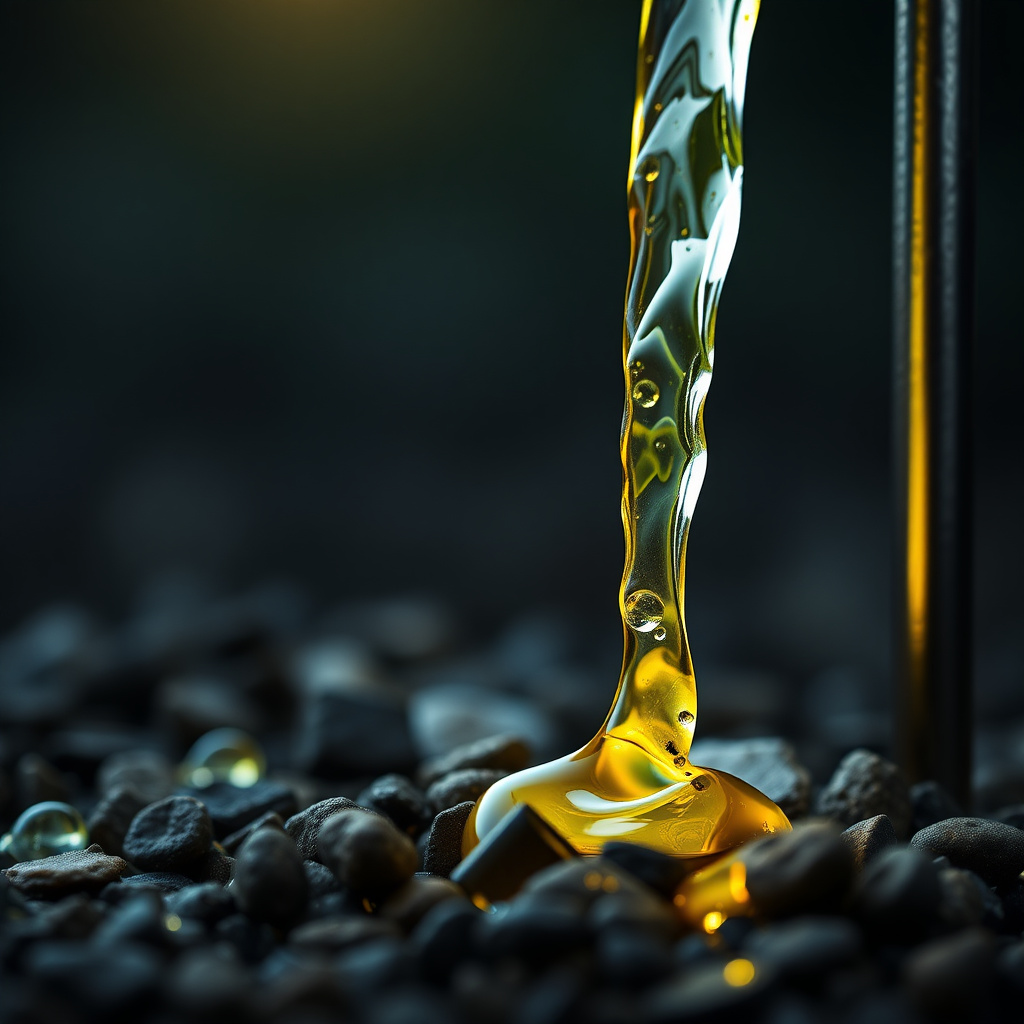 Detailed shot of eco-friendly oil fuel