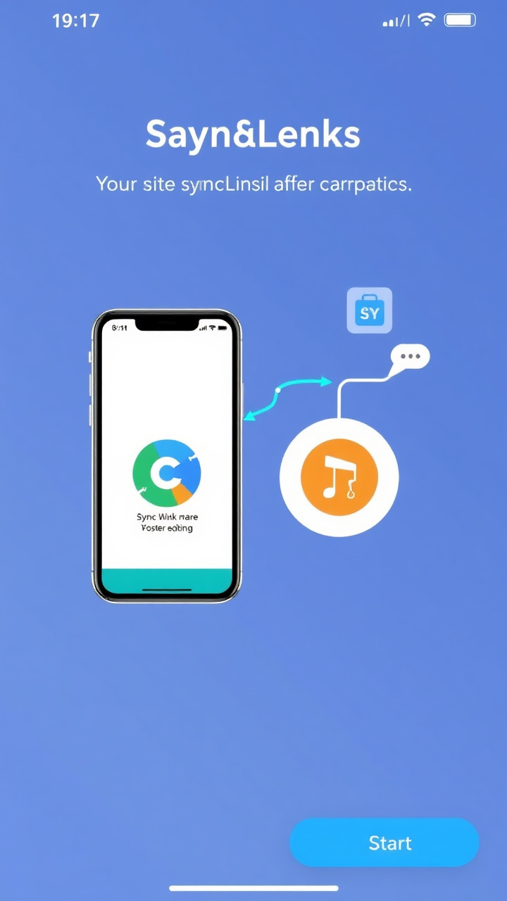 SyncLink app installation illustration