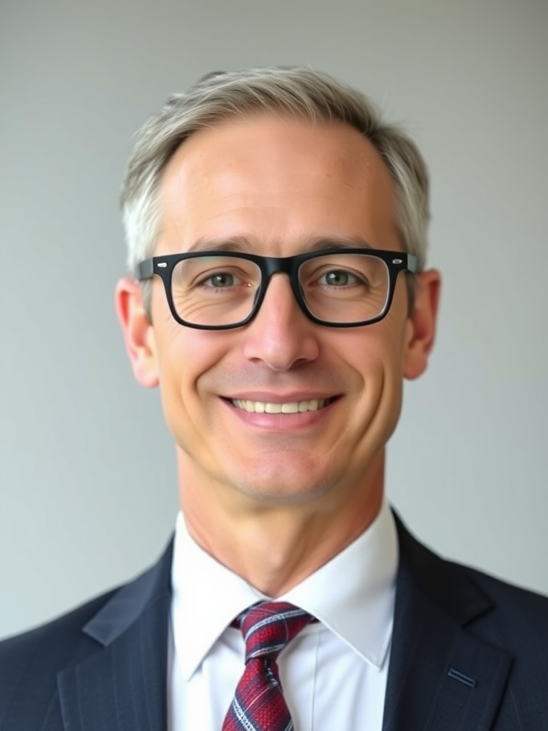 Portrait of a senior male executive in professional attire