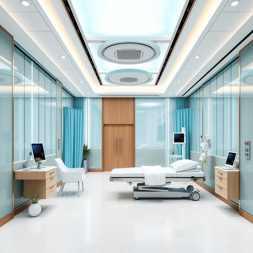 Modern luxury hospital interior