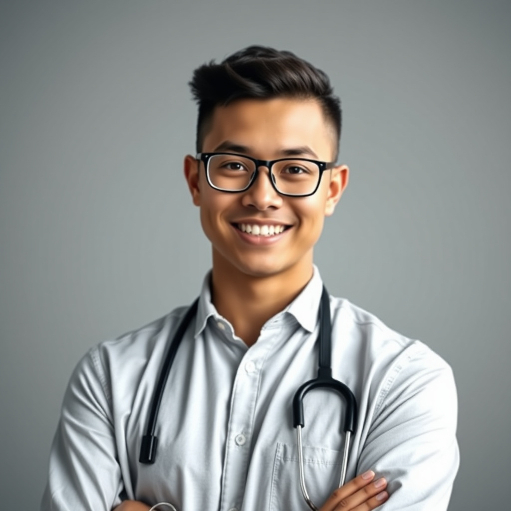 Professional headshot of a young tenant