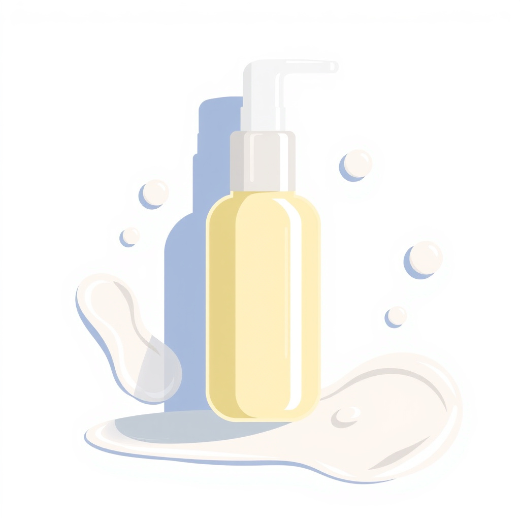 Skincare product illustration