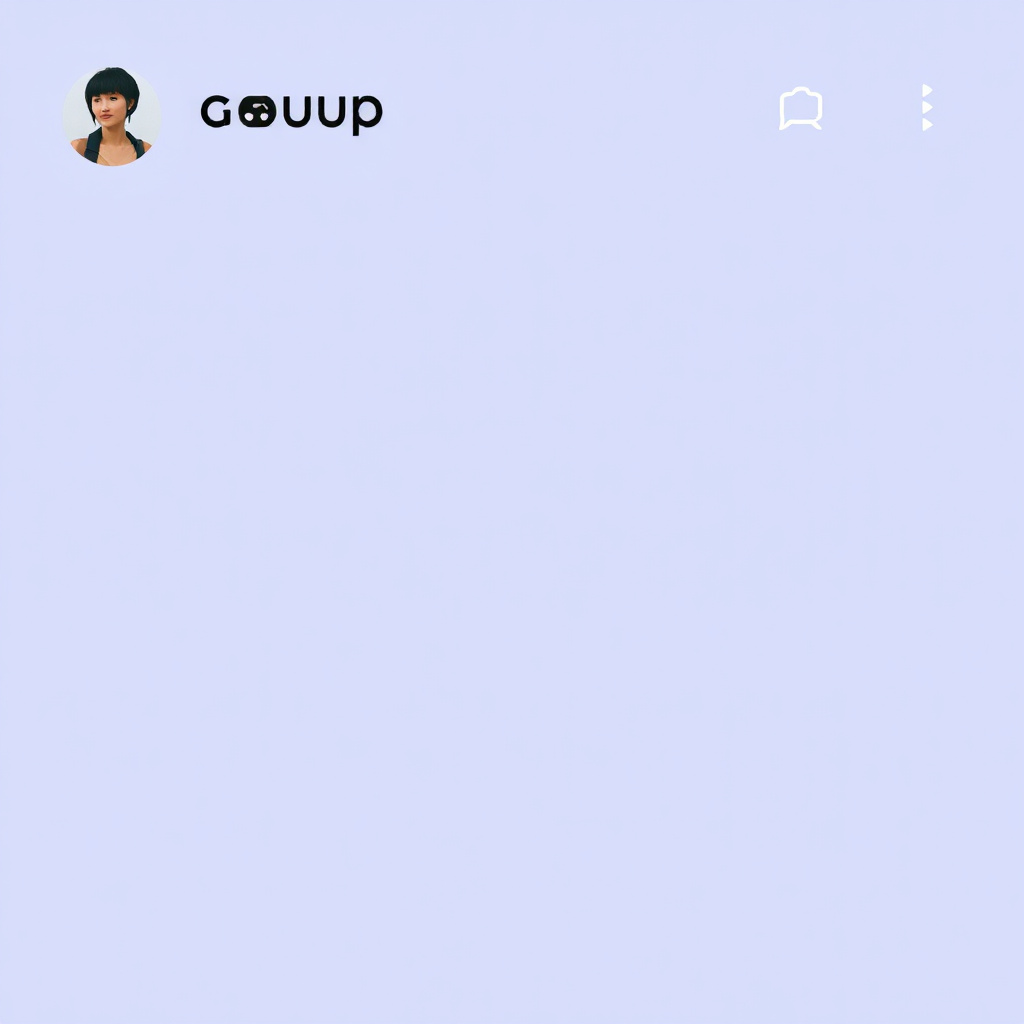 App interface showing a group chatroom