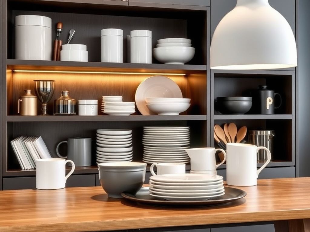 Modern home storage and tableware collection