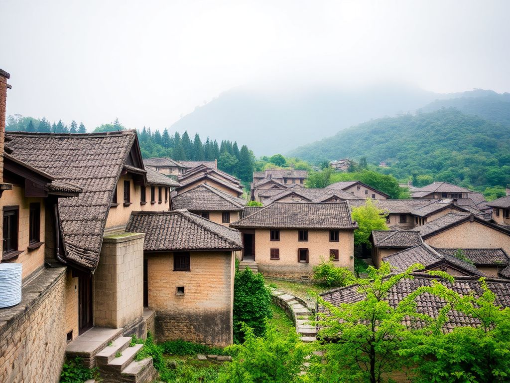 Hekeng Tulou village in Nanjing