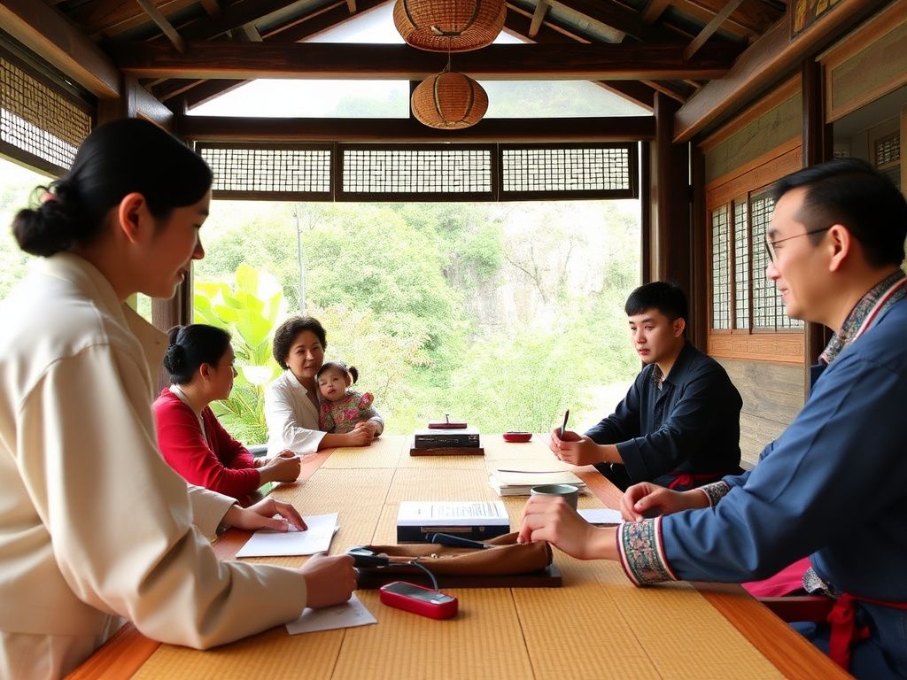 Traditional heritage teaching session in Minnan
