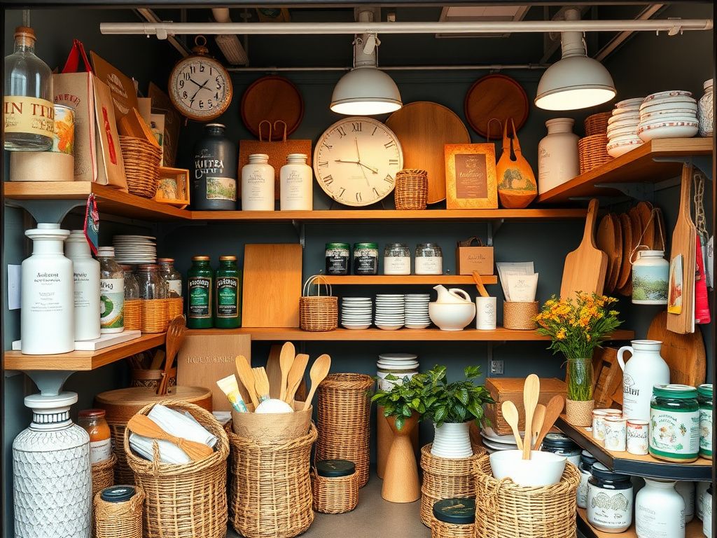 Curated daily general merchandise display