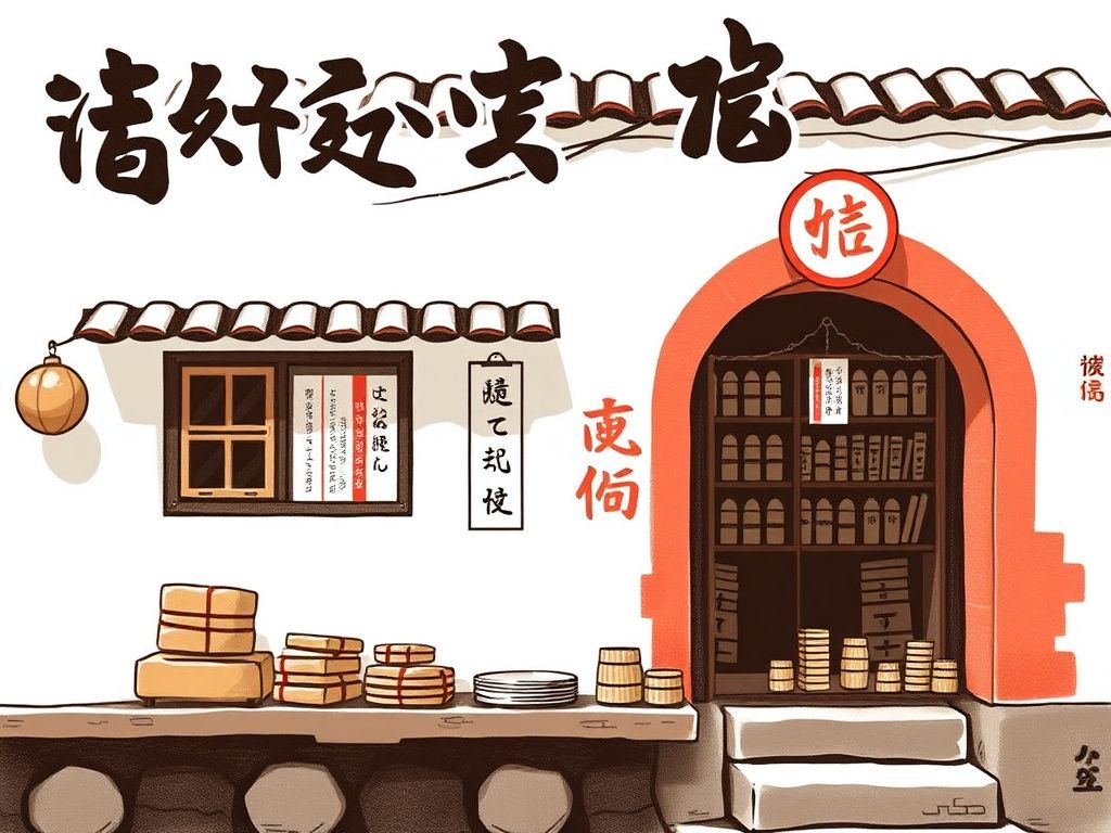Babao seal paste traditional shop archive