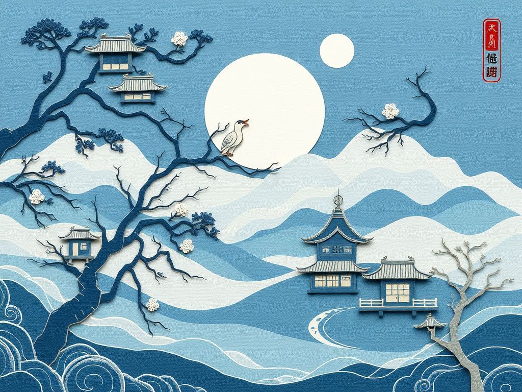 Zhangpu traditional paper cutting artwork