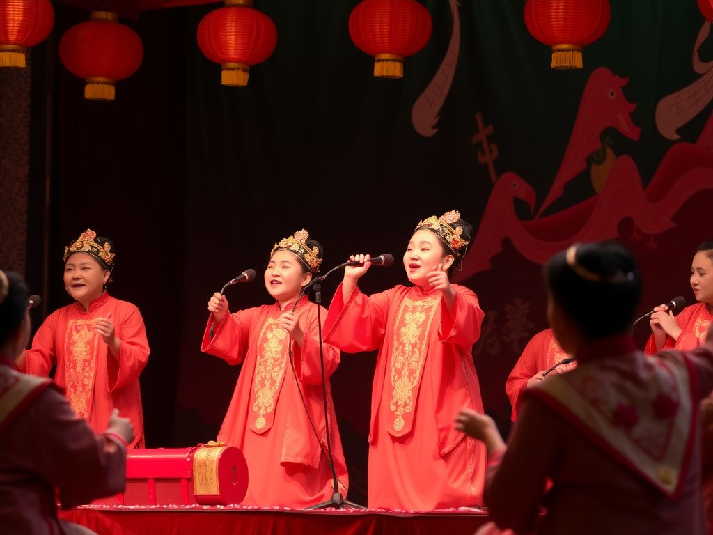 Changtai Jinge folk singing performance