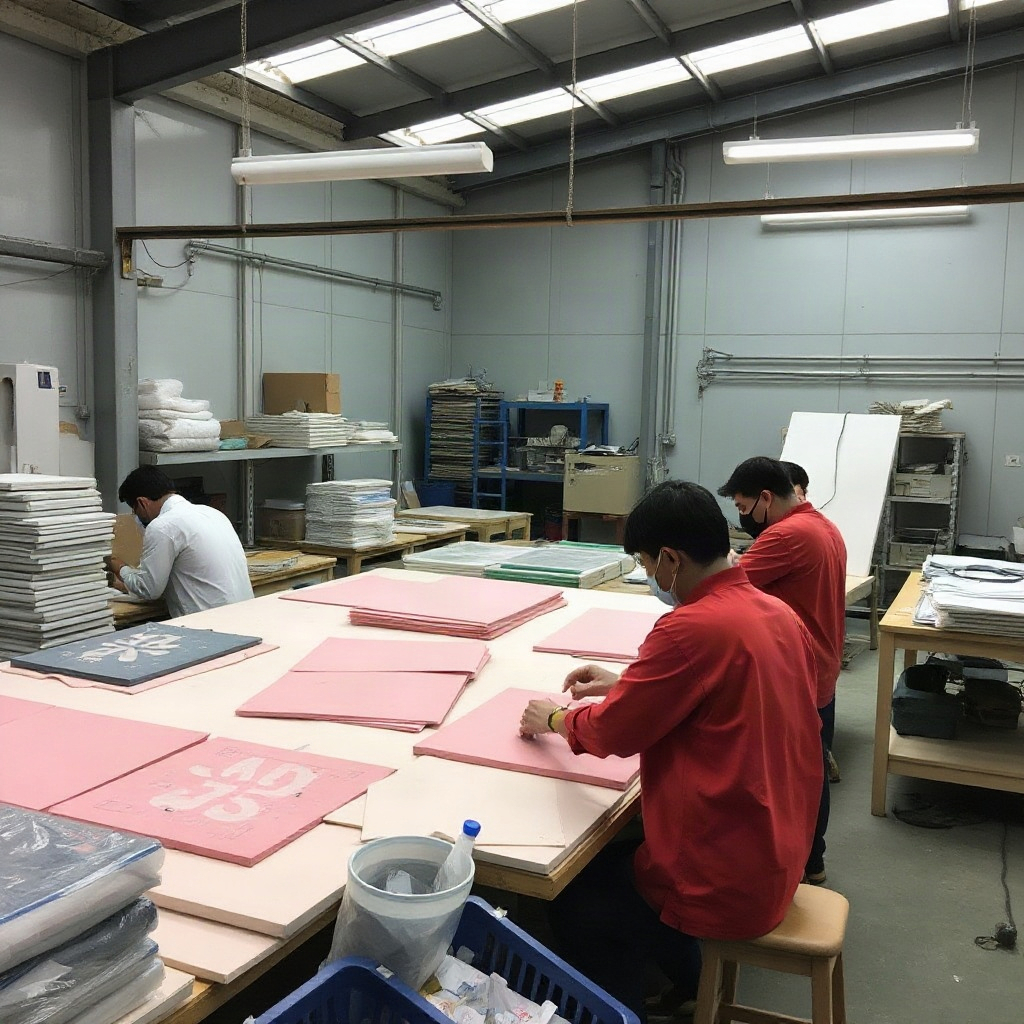 HONGXINGLONG EPS factory workshop and skilled production team