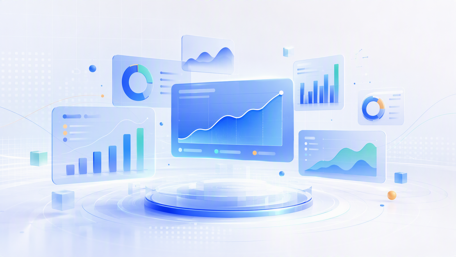 Adbox platform data dashboard illustration